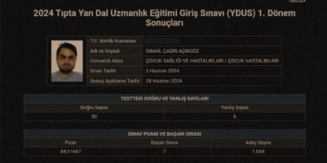 7. İsmail Çağrı Açıkgöz