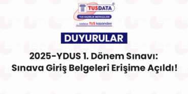 2025ydussınavgirişbelegeier