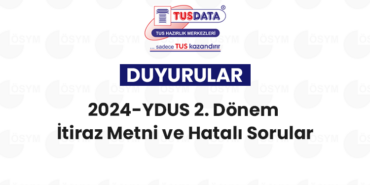 YDUS 2025 2.Dönem İtiraz Metni ve Hatalı Sorular