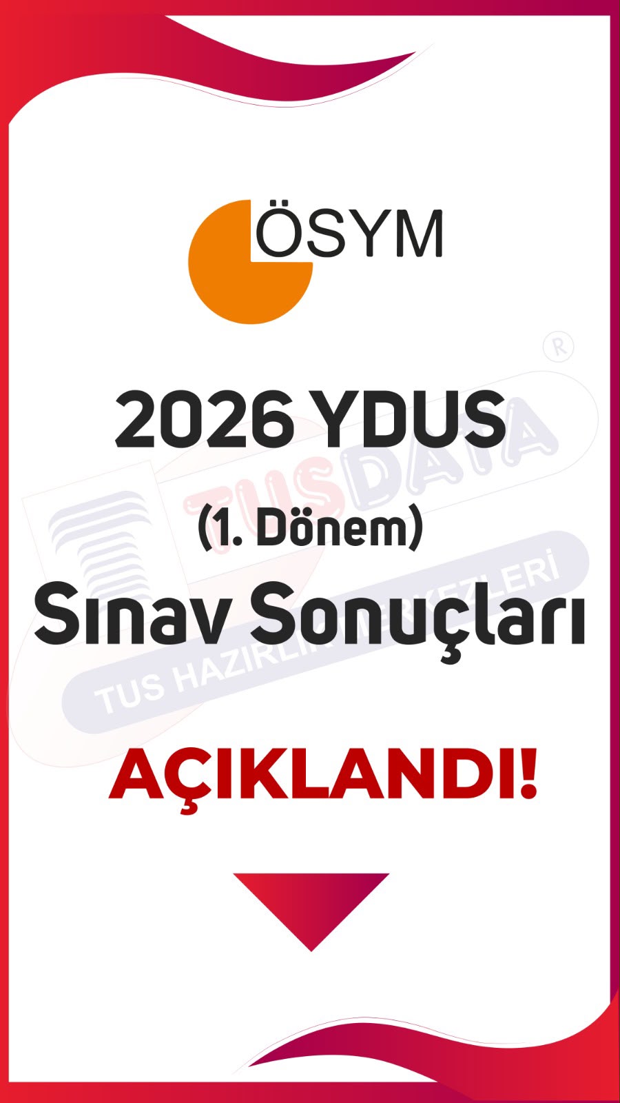 ÖSYM Duyuru